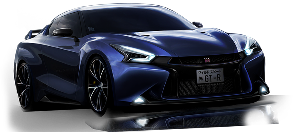 The idea behind this R36 Nissan Skyline GT-R concept was to